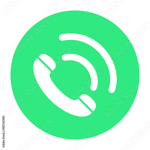 Phone Icon For Communication Sign