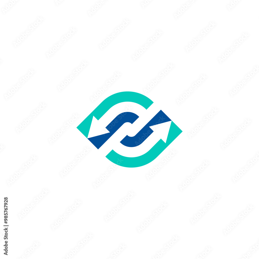 two arrow spin icon, recycle round, circle refresh or restart. vector icon two arrow spin icon, recycle round, circle refresh or restart. vector icon