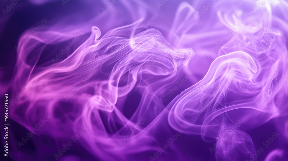 Fototapeta premium Abstract purple smoke background blur
