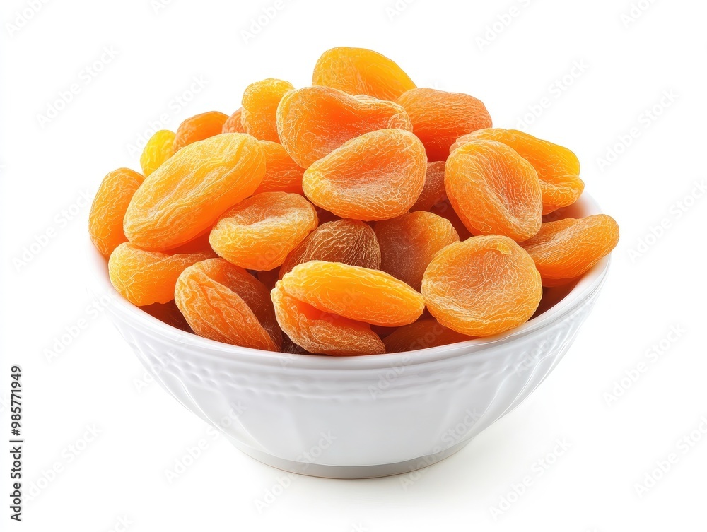 dried apricots in a bowl dried apricots in a bowl