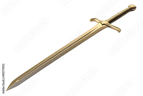 ancient sword with transparent background