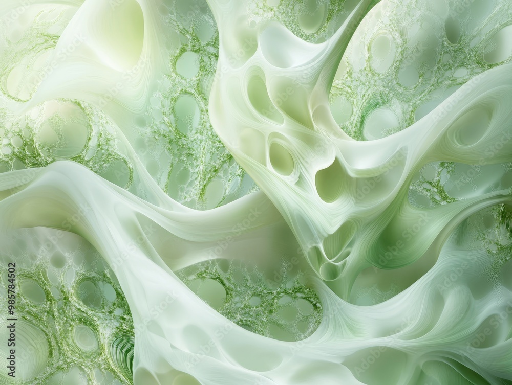 Mysterious Light Green Patterns Mysterious Light Green Patterns