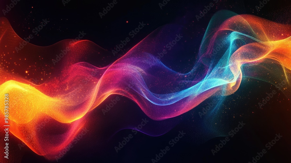 Vibrant abstract background with fiery elements and a dark theme Vibrant abstract background with fiery elements and a dark theme