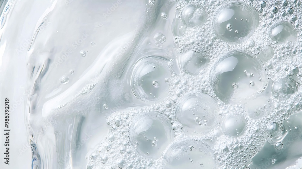 A close up of water bubbles in a glass of water A close up of water bubbles in a glass of water