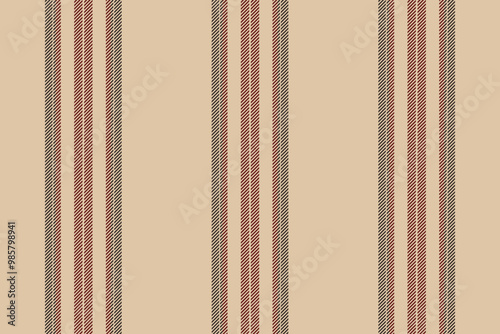 Vertical lines stripe background. Vector stripes pattern seamless fabric texture. Geometric striped line abstract design.