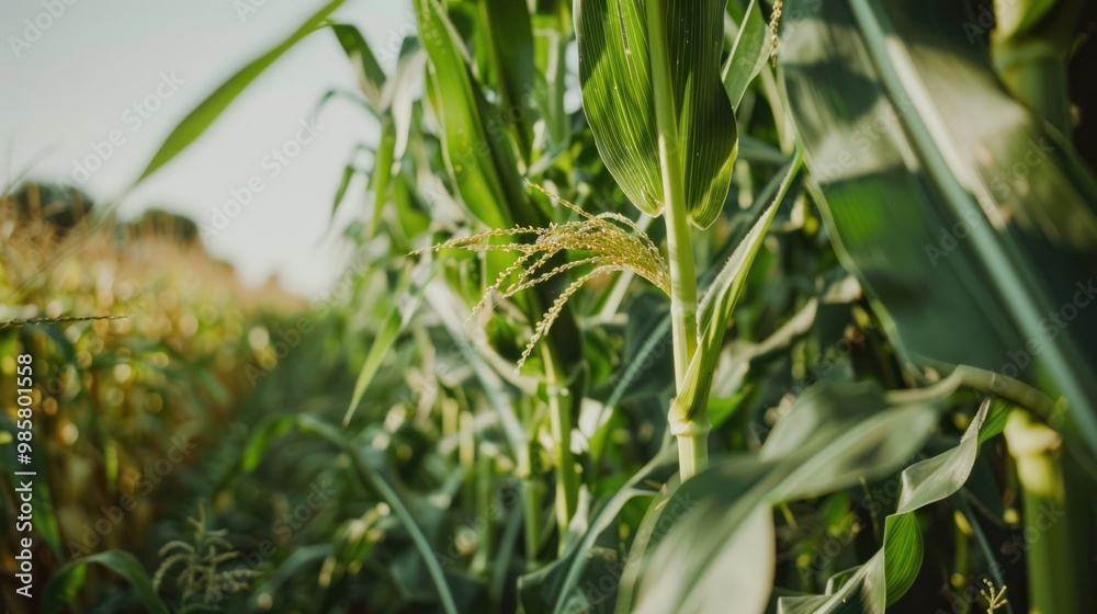 Obraz premium Green Corn Field