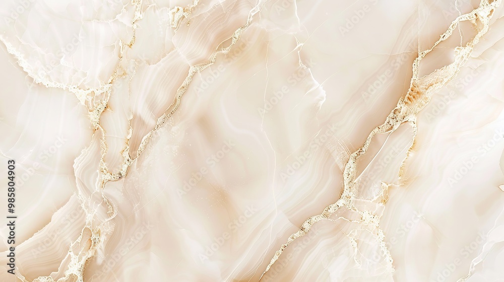 Fototapeta premium A beautiful aesthetic texture is set against a light beige background. The texture has a unique pattern that catches the eye. It might have a smooth or slightly rough feel. The light beige provides a