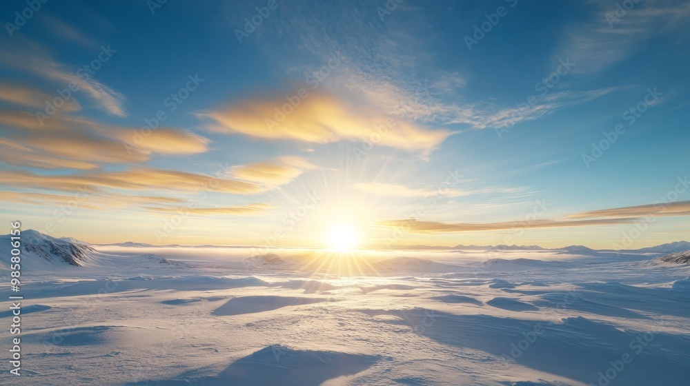 Aurora Australis, glowing sky above frozen landscape, Antarctic serenity. Aurora Australis, glowing sky above frozen landscape, Antarctic serenity.