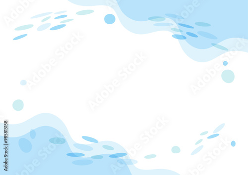流れる液体のような曲線の背景