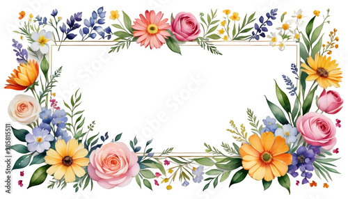 Obraz na płótnie peonies card greeting can background invitation flowers used floral dding holiday border card birthday watercolor summer other card watercolor flower frame rose peony invitation decorative design w salonie