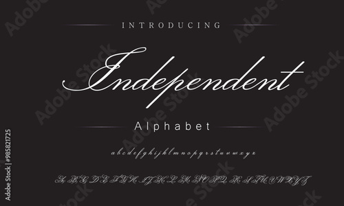 Luxury Cursive Font for Elegant Invitations