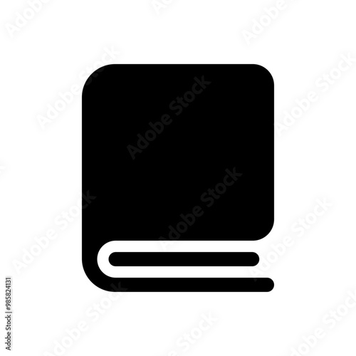black book simple icon

