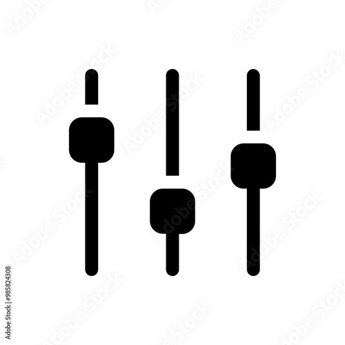 Equalizer icon vector