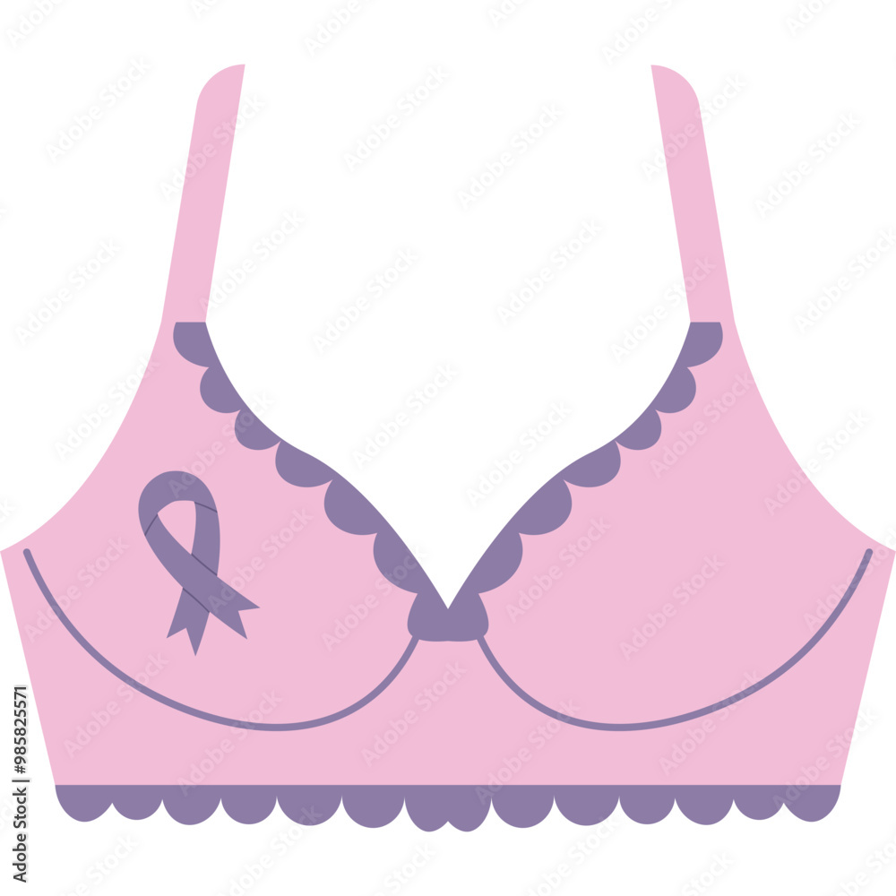 Breast cancer vector Breast cancer vector
