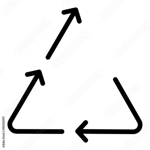 Upcycle icon. Vector line icon