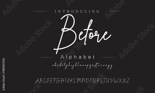 Chic Signature Fonts for Invitations