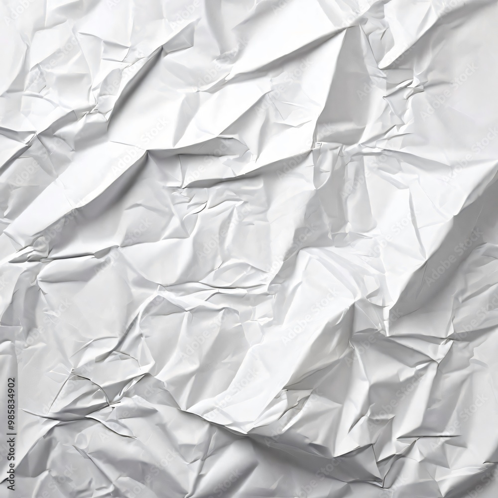 Obraz premium abstract crumpled white paper texture background