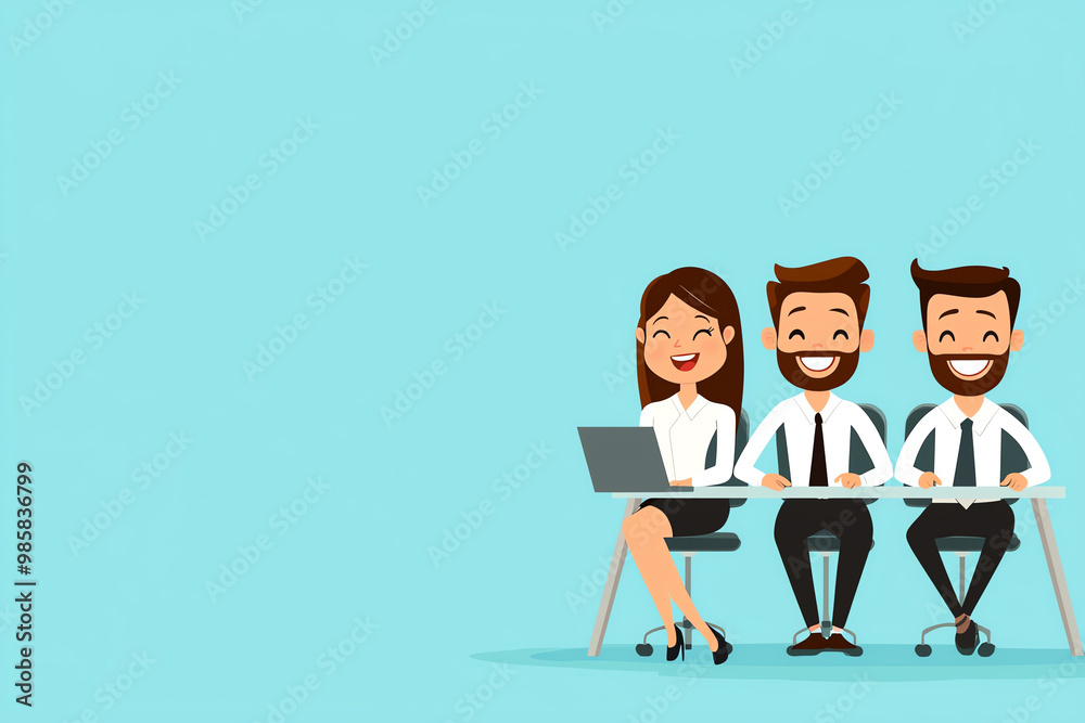 Team brainstorming session, workflow ideas, flat design illustration Team brainstorming session, workflow ideas, flat design illustration