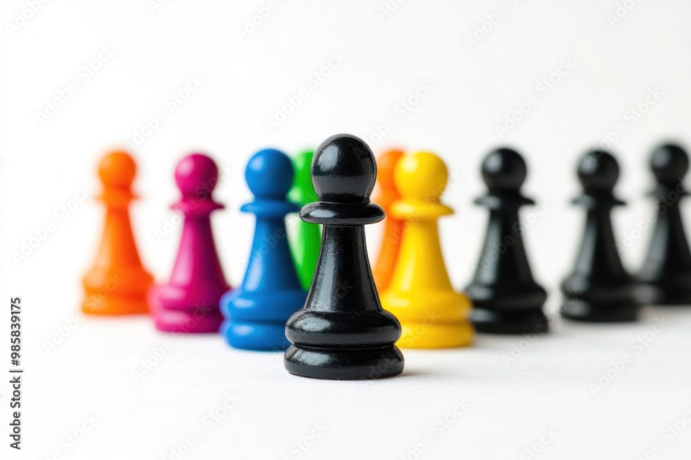 Business management on solid white background, single object Business management on solid white background, single object