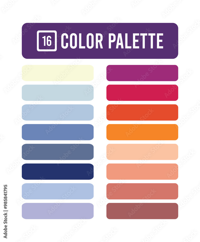 modern color palette modern color palette