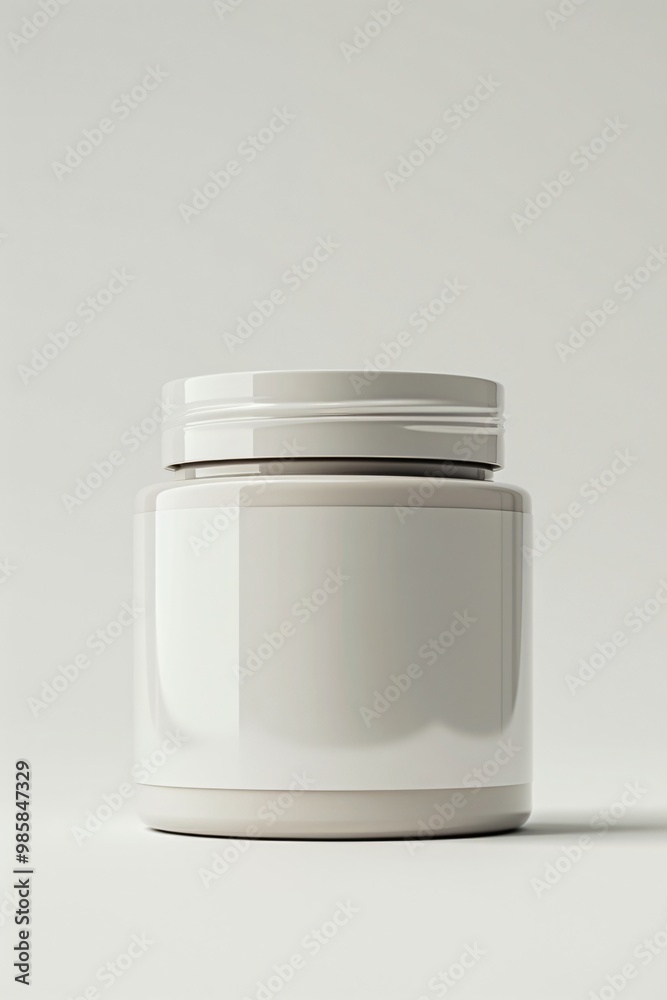 A white plastic bottle mockup, isolated on a white background. The plastic bottle is glossy, empty, and perfect for showcasing your pill or supplement product designs. A white plastic bottle mockup, isolated on a white background. The plastic bottle is glossy, empty, and perfect for showcasing your pill or supplement product designs.