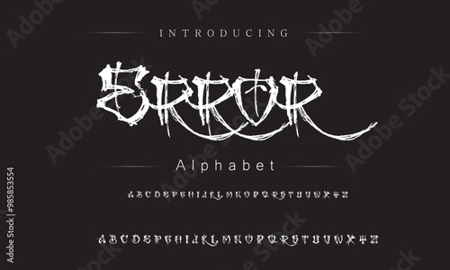 Unique Brush Script Design