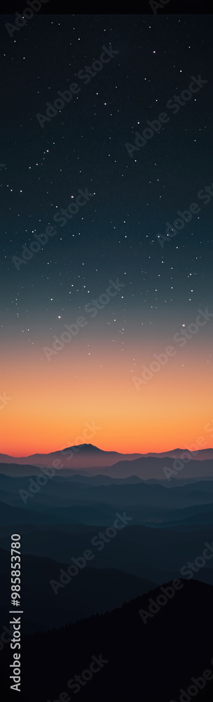 Dark background, starry sky Dark background, starry sky