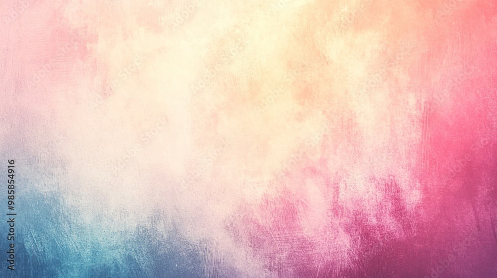 Fototapeta premium Soft pastel textured background with subtle brushstrokes and gentle gradients, ideal for design work