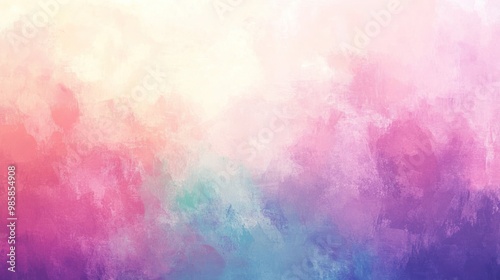 Soft pastel textured background with subtle brushstrokes and gentle gradients, ideal for design work photo