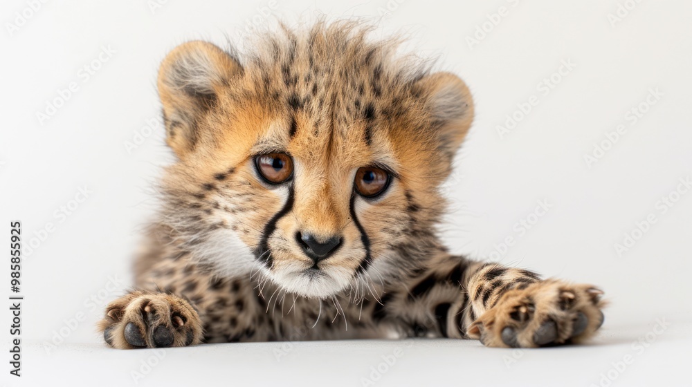 Obraz premium Adorable Cheetah Cub