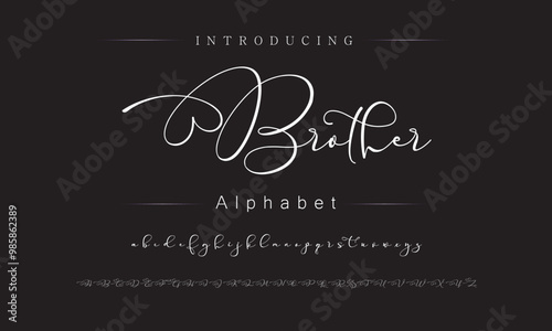 Dynamic Brush Script Font in Engaging Educational Materials