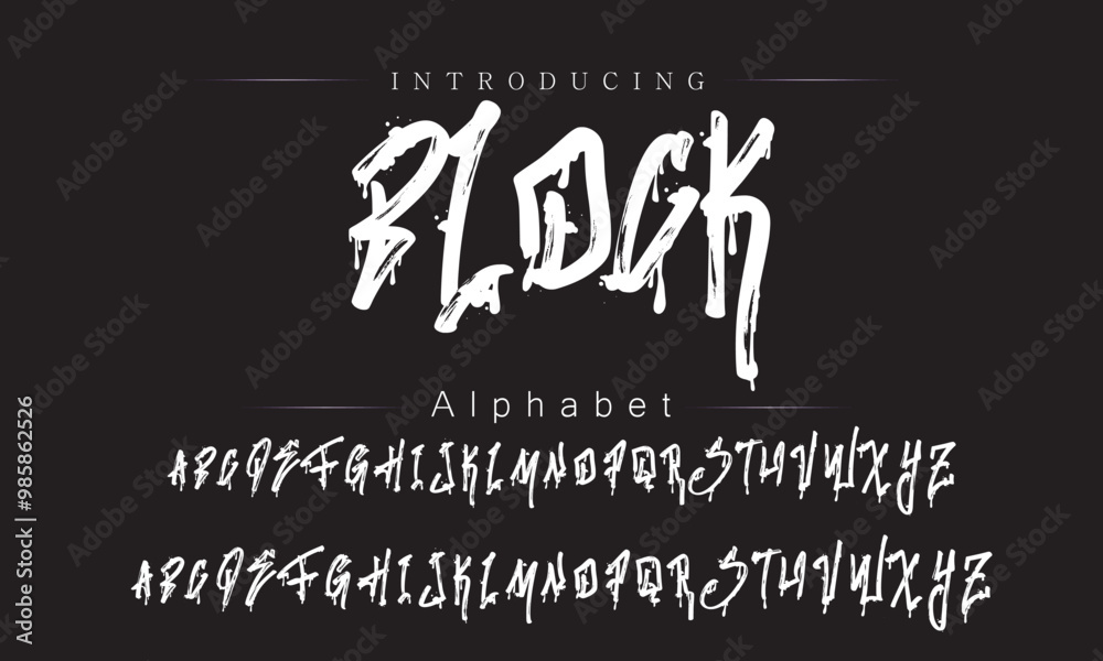 Obraz premium Creative Brush Script Font in Personalized Gift Tags