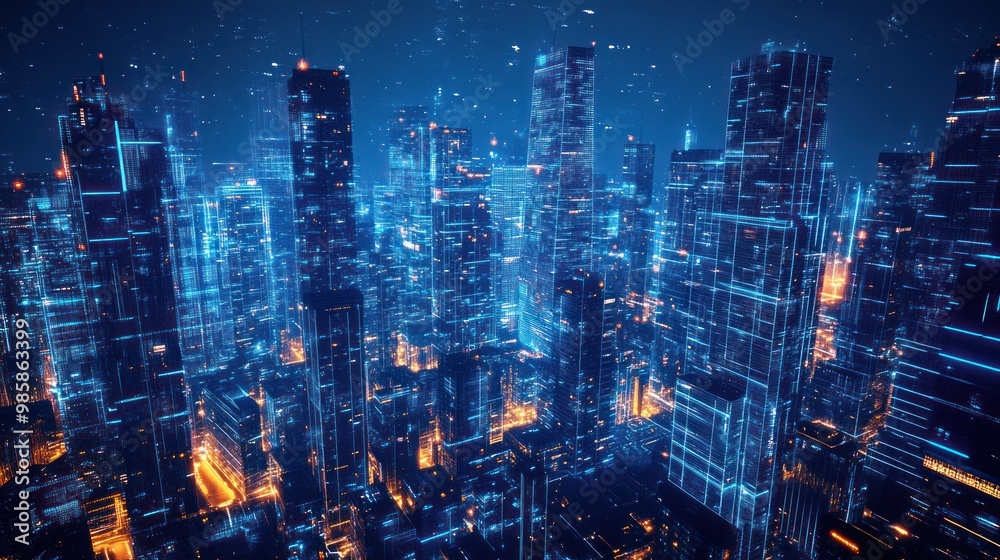 Cyberpunk Cityscape Cyberpunk Cityscape