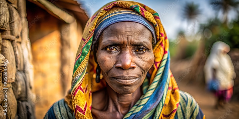 a poor african woman a poor african woman