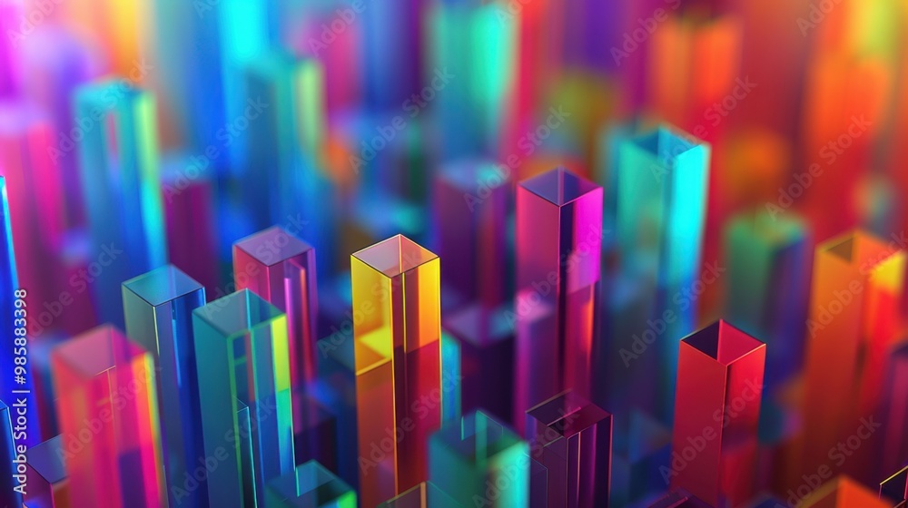 Digitally generated image of isometric data chart - stock photo Digitally generated image of multi coloured vertical bars. Concept of fintech technology, new banking and investment. Clean design. Digitally generated image of isometric data chart - stock photo Digitally generated image of multi coloured vertical bars. Concept of fintech technology, new banking and investment. Clean design.