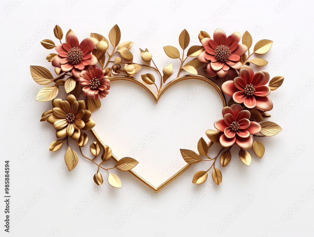 Awesome Twodimensional image of a heartshaped frame representing love emotion and festivity Awesome Twodimensional image of a heartshaped frame representing love emotion and festivity