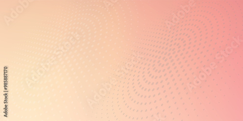 Soft pink gradient abstract background, modern dots. photo