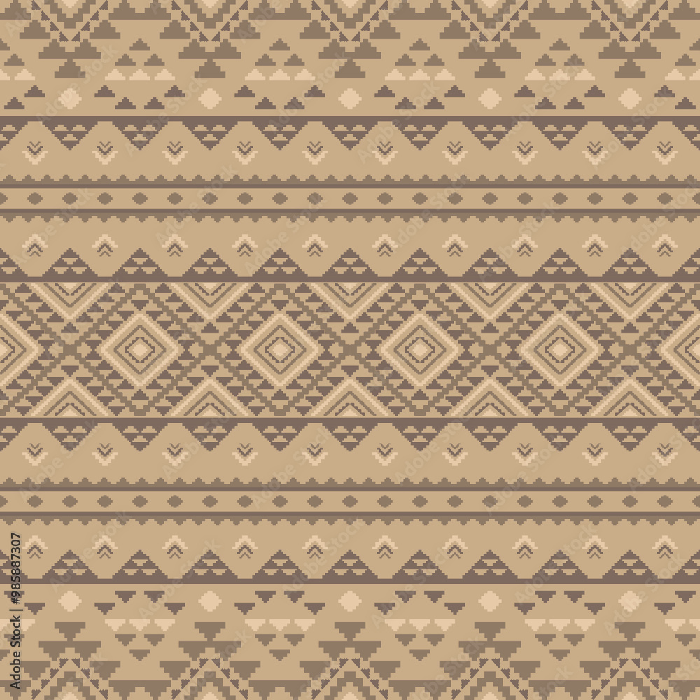 Ancient echoes Aztec geometric seamless patterns southwest Navajo Native American tribal ethnic colorful for textile printing Ancient echoes Aztec geometric seamless patterns southwest Navajo Native American tribal ethnic colorful for textile printing