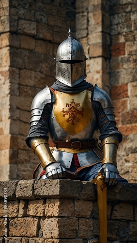 Another royal knight guarding the castle.