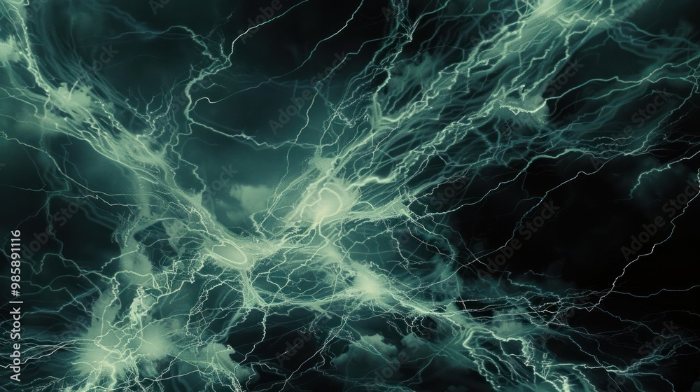 Abstract Lightning Storm Abstract Lightning Storm