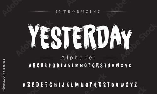 Charming Brush Typography Style