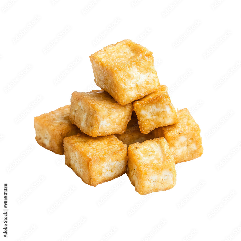 Crispy Fried Tofu Cubes Crispy Fried Tofu Cubes