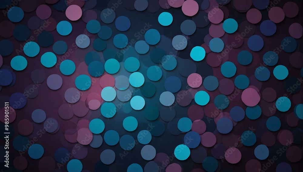 Blue and purple background with small circles. Blue and purple background with small circles.