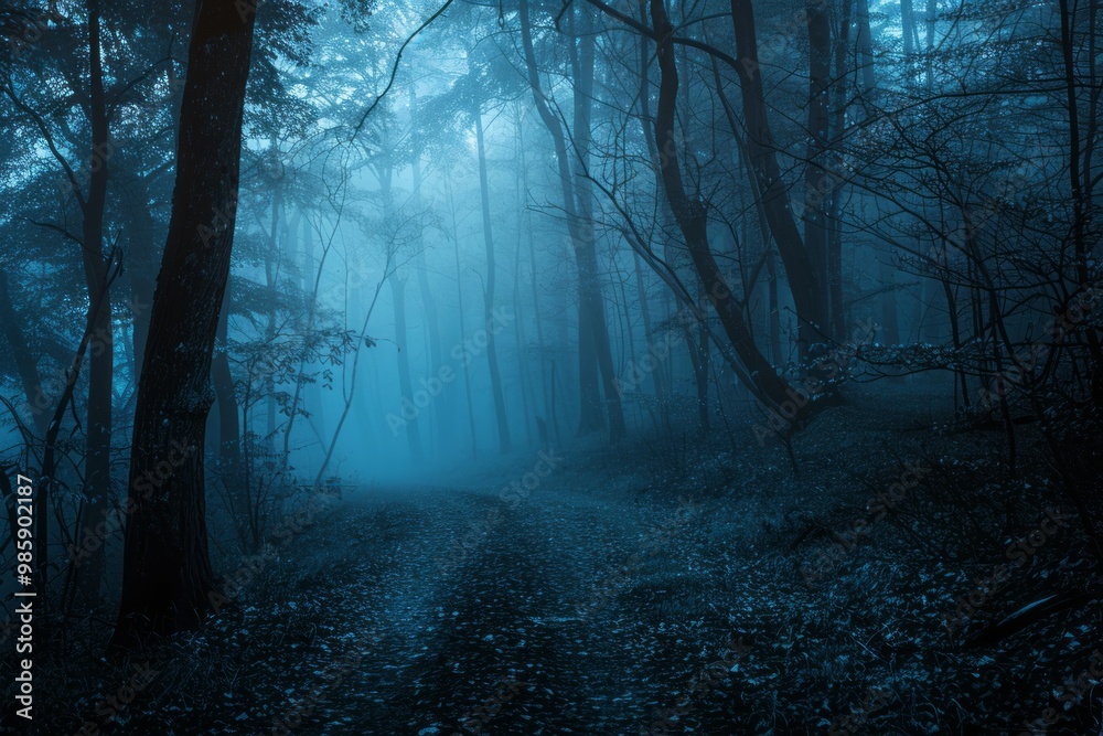 Fototapeta premium Unusual frightening background