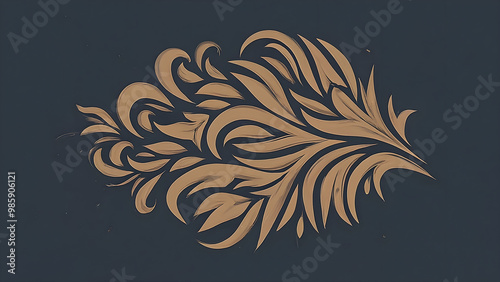 Abstract floral background illustraction vector floral design  photo