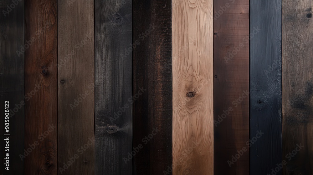 Dark Birch Wood Flat Lay Background Image Dark Birch Wood Flat Lay Background Image