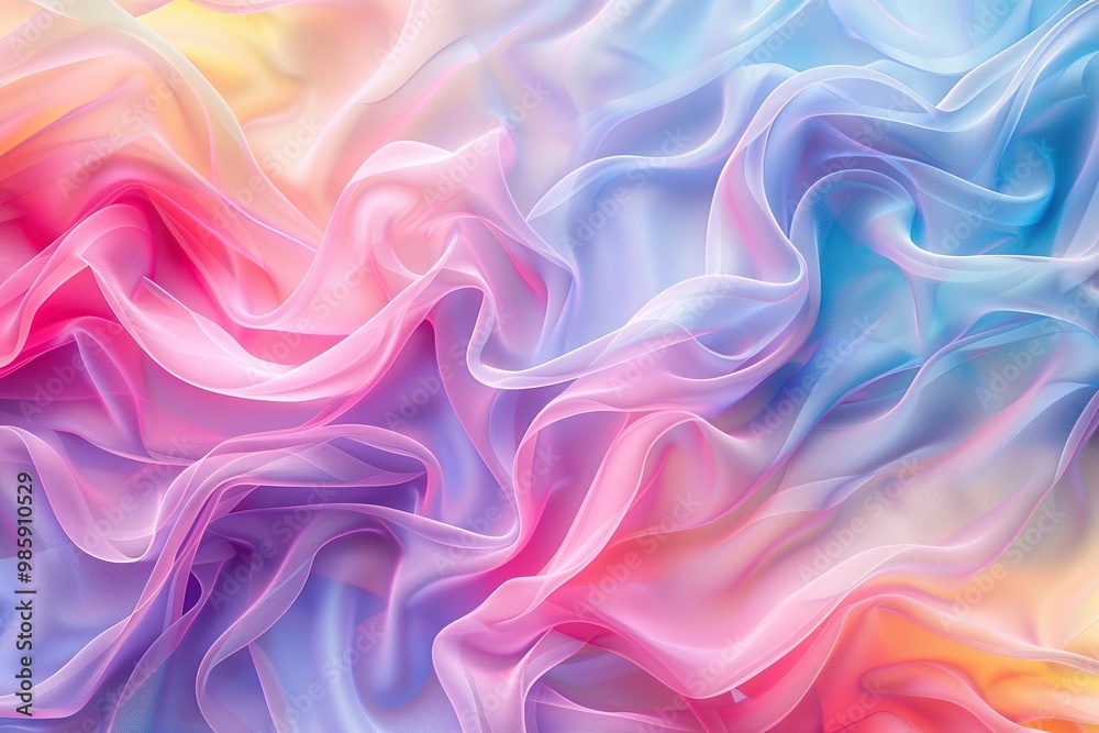 Fototapeta premium Background of abstract colorful waves