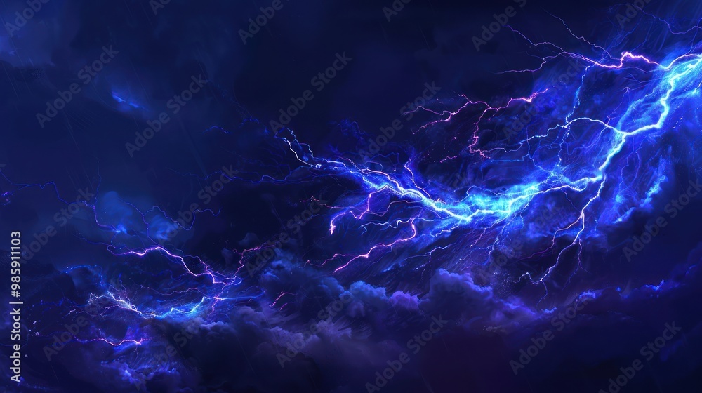 Fototapeta premium Electric Storm Sky