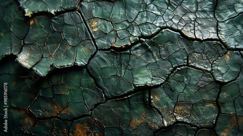 Detailed reptile skin texture featuring rough scales dark green and brown tones with natural imperfections perfect for wildlife nature or exoticthemed designs photo