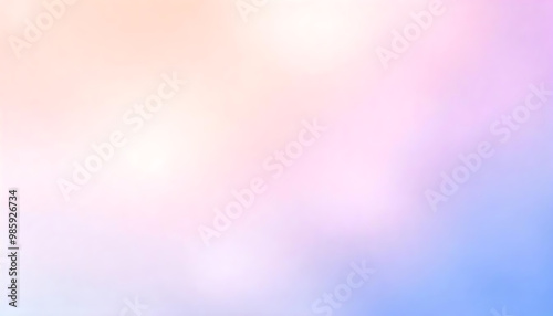 Abstract blur soft gradient pastel dreamy background